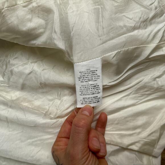 Vintage Y2K Bebe Jacket Women's Size 8 White Military Party 4288 - Picture 6 of 13